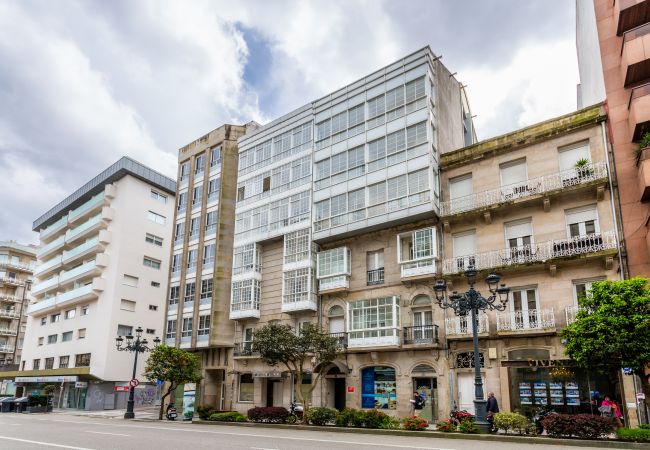 Apartamento en Vigo - Vigo Bay Apartment with Balcony